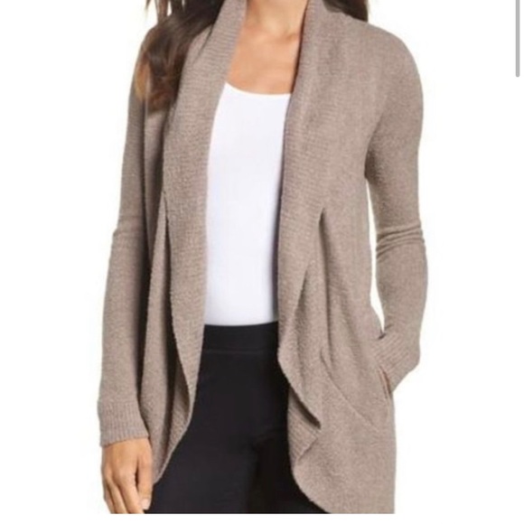 Barefoot Dreams Bamboo Chic Lite Circle Cardigan Grey XS/S - Picture 2 of 11